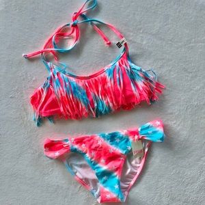 Victoria’s Secret PINK Bikini Set Sexy Fringe S XS